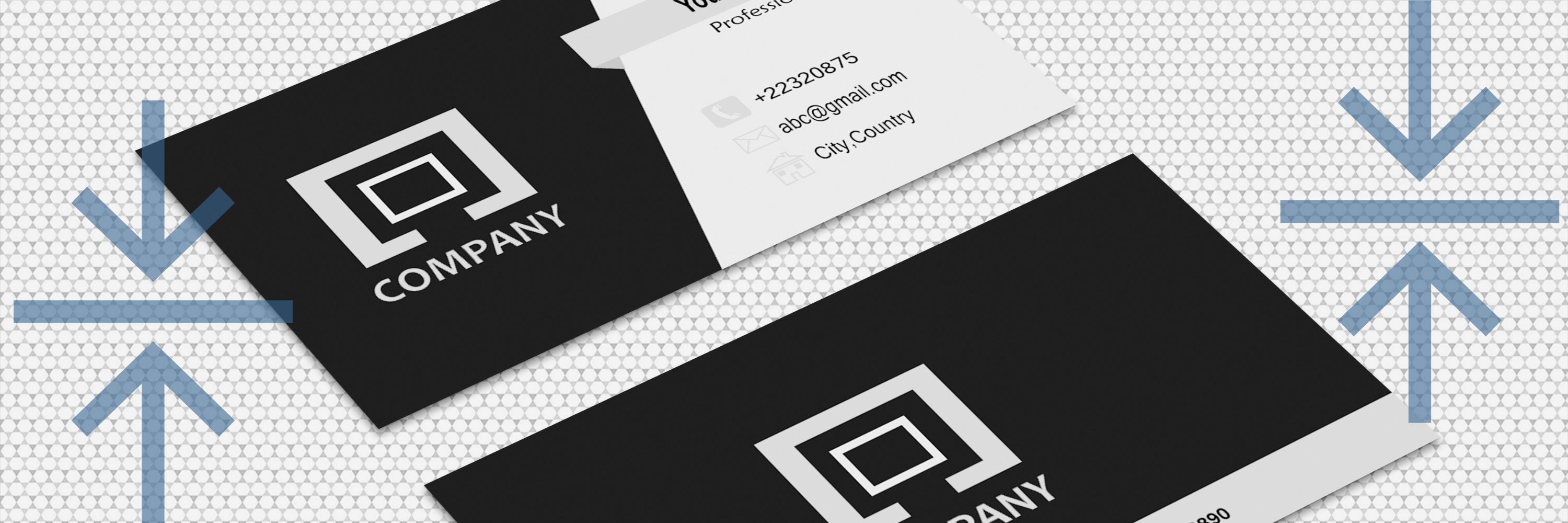 Business Cards front and back