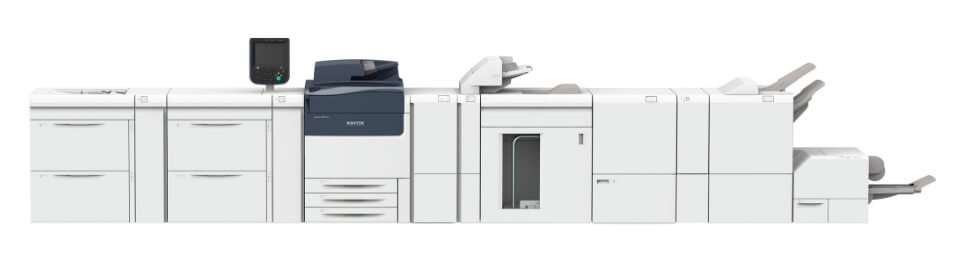 Xerox Versant 280 press with additional accessories