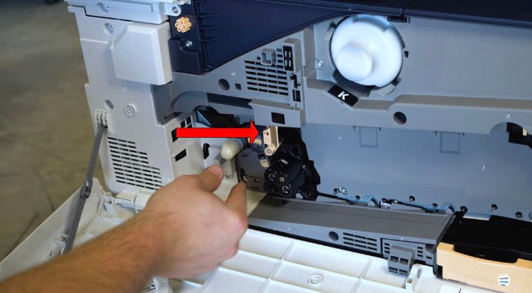 How to Replace Drum on Xerox AltaLink B8100_C8100_Step 3