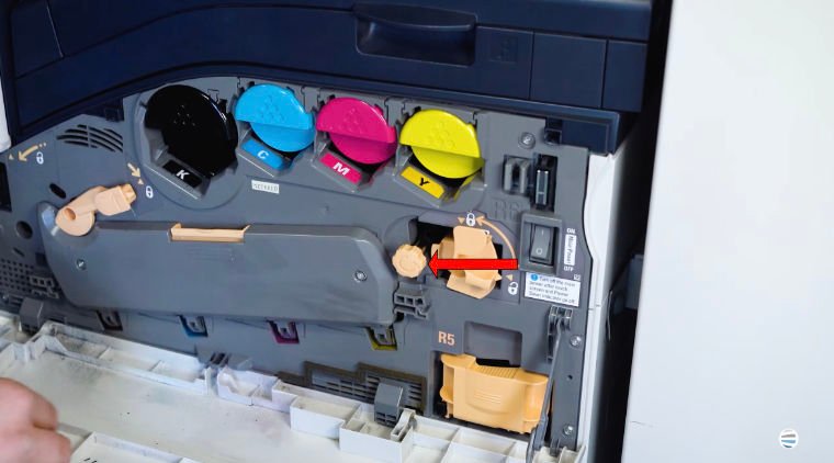 How to Replace Transfer Belt Cleaner on Xerox AltaLink C8000 or B8000 Series_Step 3