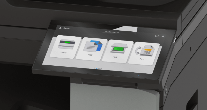 Lexmark CX961se User interface