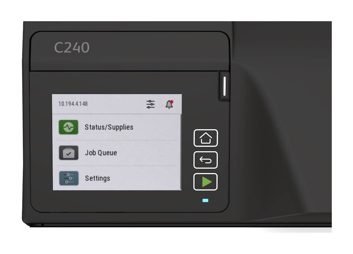 Xerox C240 UI