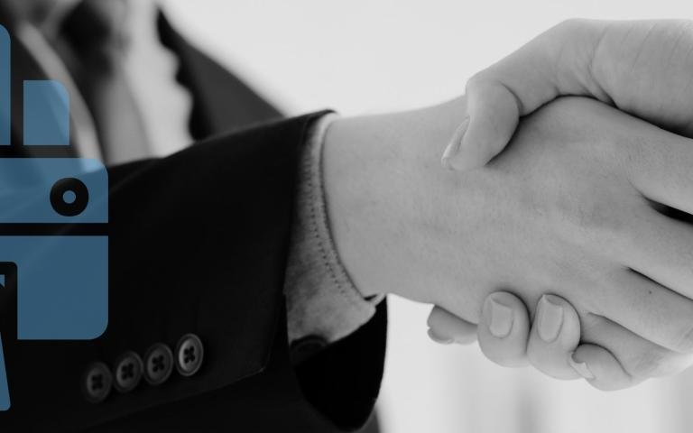 A business deal handshake