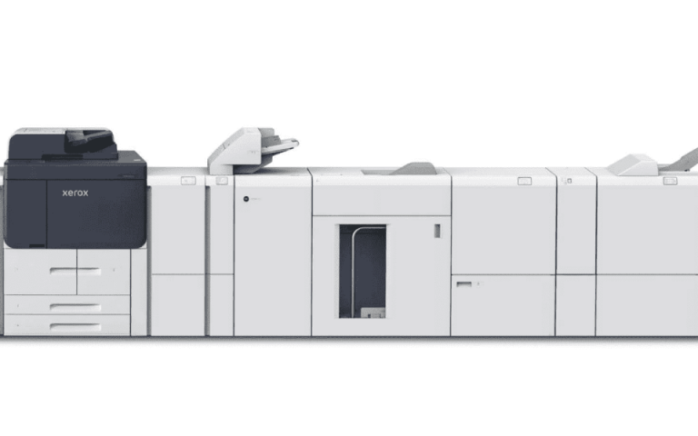 The Xerox PrimeLink B9110 with upgrades and accessories