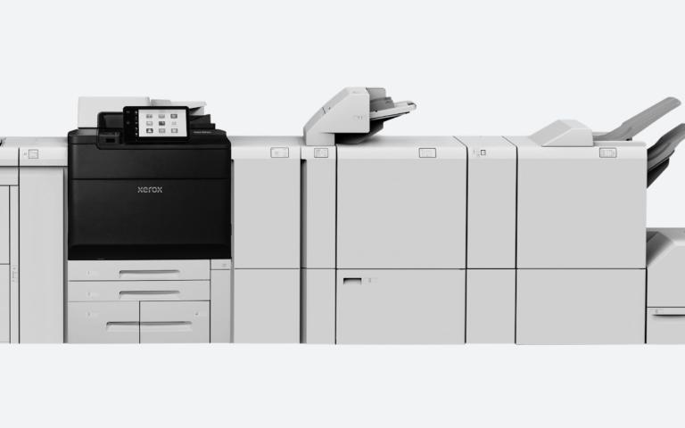 Xerox C9200 Series model with finishing options