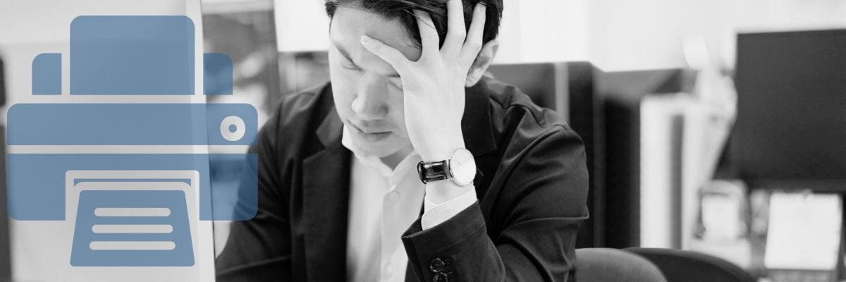 Business person stressed