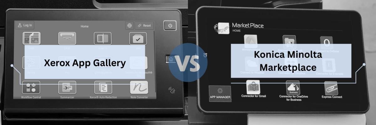 Xerox App Gallery vs. Konica Minolta MarketPlace