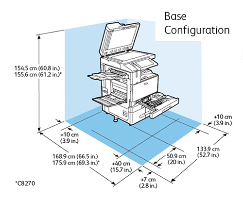 Xerox AltaLink C8270 base configuration