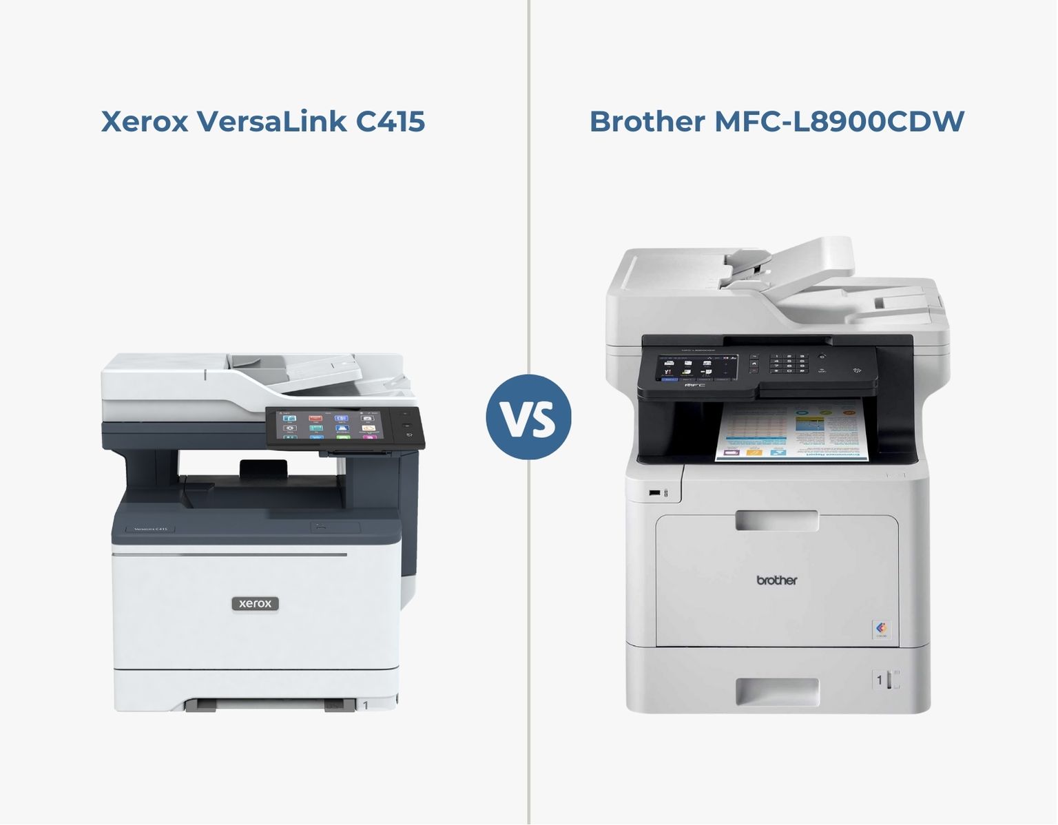 Xerox VersaLink C415 vs. Brother MFC-L8900CDW graphic