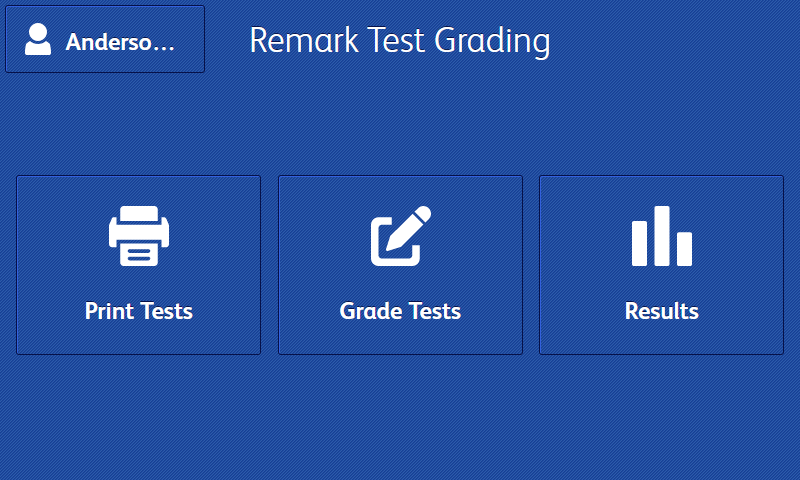 Xerox Remark Test Grading app screenshot