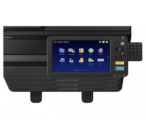 Toshiba e-STUDIO 3525AC user interface example